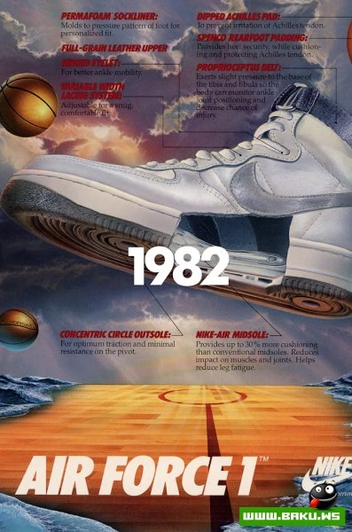 Nike Air Force 1 исполняется 30 лет