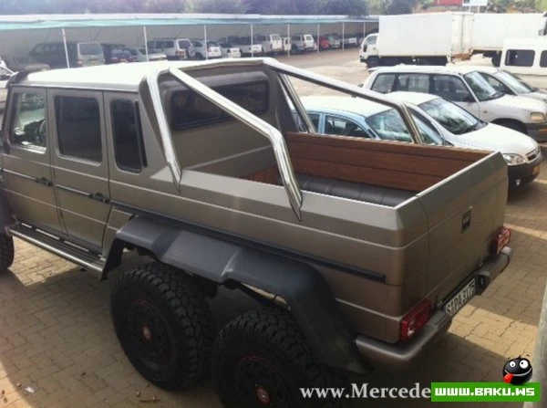 Mercedes G 63 AMG: шестиколесный экземпляр поедет в Абу-Даби