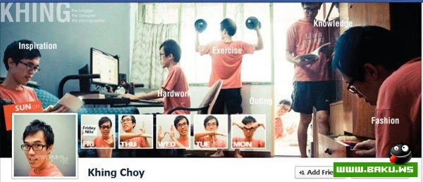 Интересные дизайн-решения для странички на Facebook