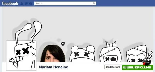 Интересные дизайн-решения для странички на Facebook