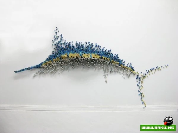 Пиксельные скульптуры Шона Смита (Shawn Smith)