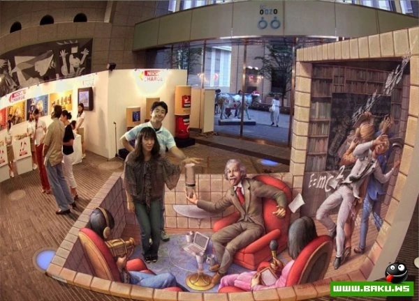 Новые 3D-рисунки уличного мастера Курта Веннера