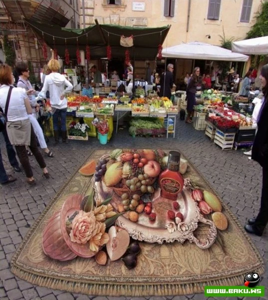 Новые 3D-рисунки уличного мастера Курта Веннера