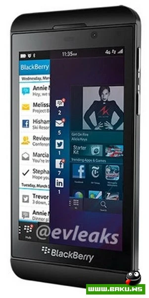 Изображения нового BlackBerry просочились в Сеть за день до презентации