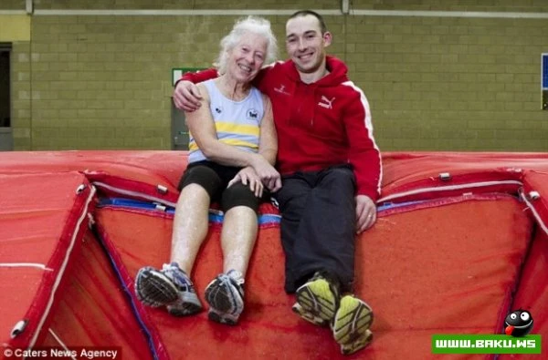 77-летняя бабуля стала чемпионкой мира по прыжкам с шестом