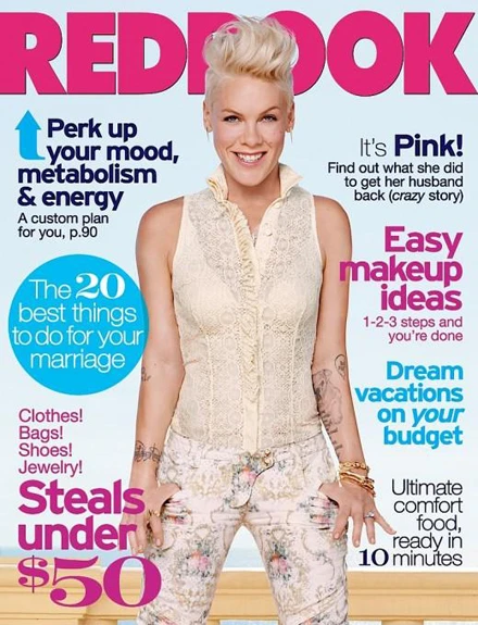 Pink! в журнале Redbook