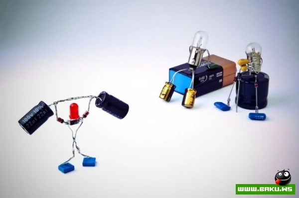 Sparebots: крошечные роботы из радиодеталей