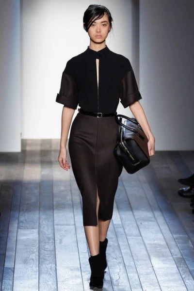 Неделя моды в Нью-Йорке: Victoria Beckham осень 2013 Ready-to-Wear
