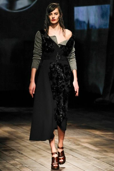 Неделя моды в Милане: Prada осень 2013