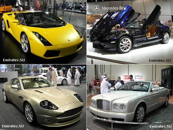 В Дубае прошла выставка-продажа роскошных авто