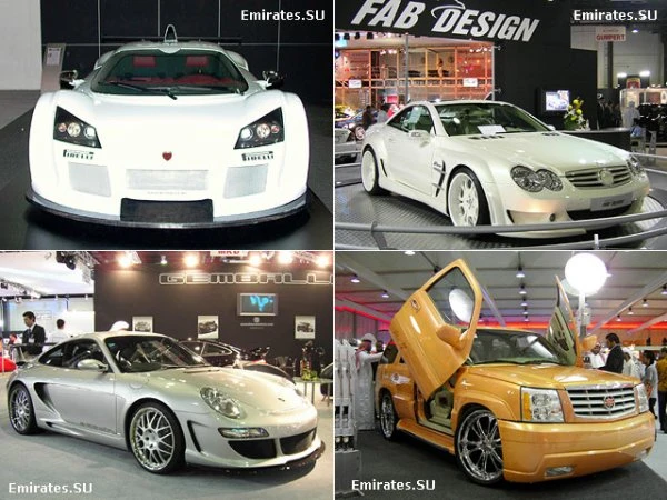 В Дубае прошла выставка-продажа роскошных авто