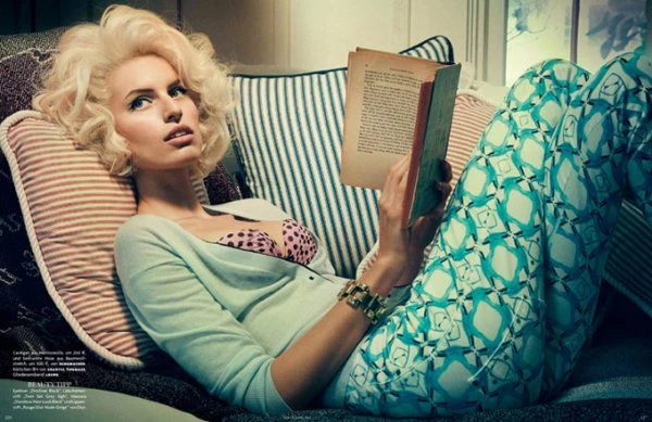 Каролина Куркова в немецком Vogue