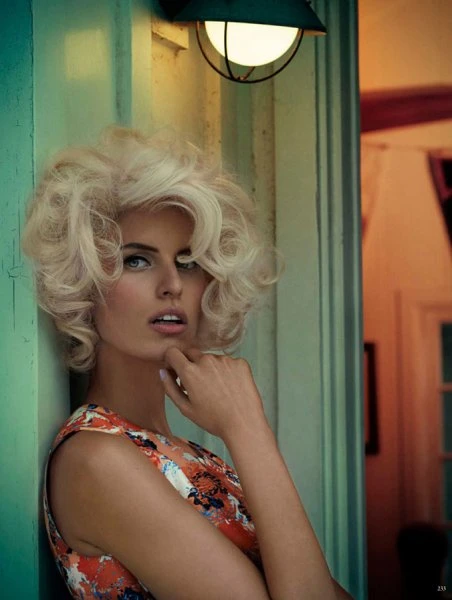 Каролина Куркова в немецком Vogue