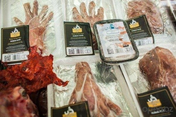 Лавка с человеческим мясом в Лондоне