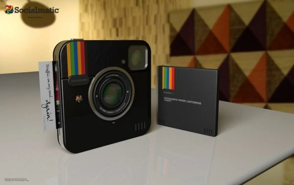 Polaroid представил концепт Instagram Socialmatic Camera (видео)