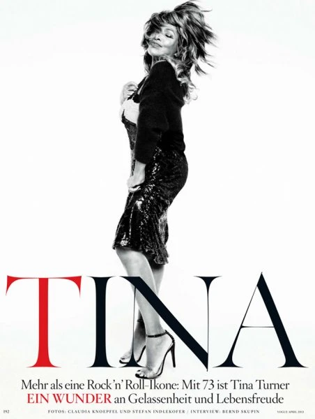 Тина Тернер в фотосессии для Vogue
