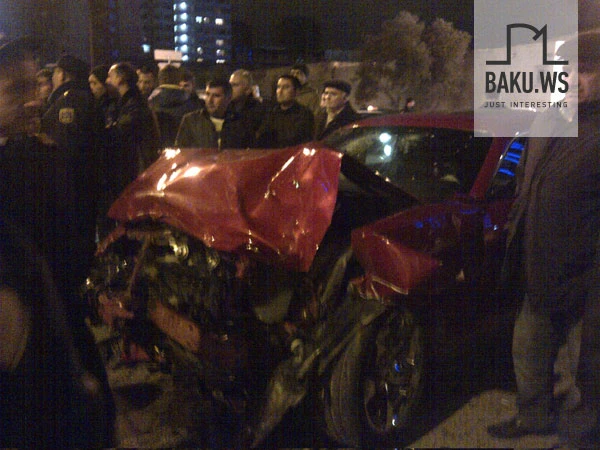 В центре Баку произошло страшное ДТП - видео