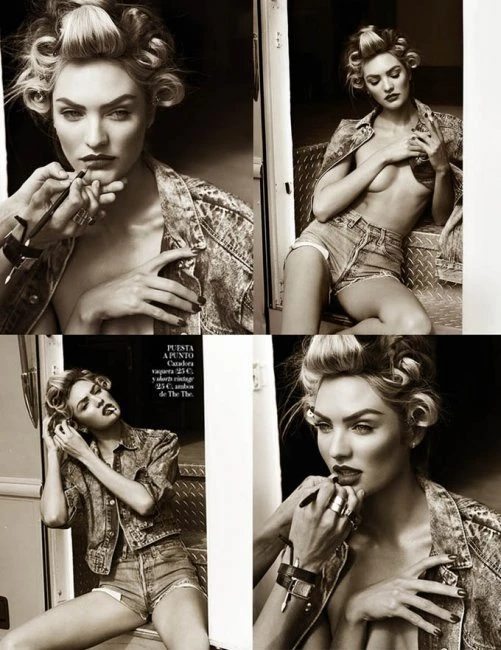 Кэндис Свэйнпоул в Vogue Spain