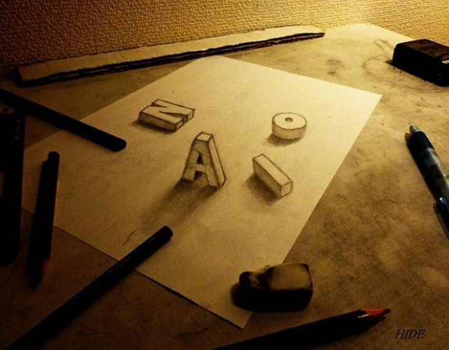 Новые 3D-рисунки Нагаи Хидеюки