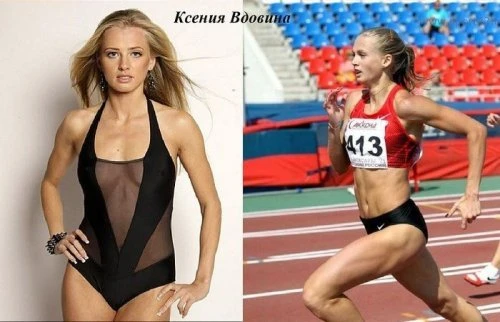 Спортсменки на досуге и во время соревнований