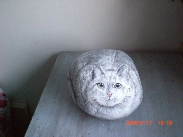 Коты из камней