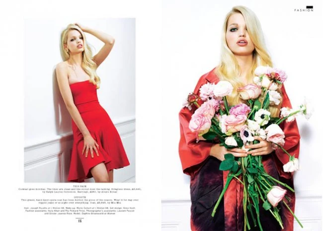 Дафна Грёнфельд в Sunday Times style UK