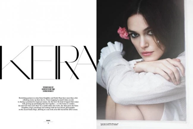 Кира Найтли в Rika Magazine