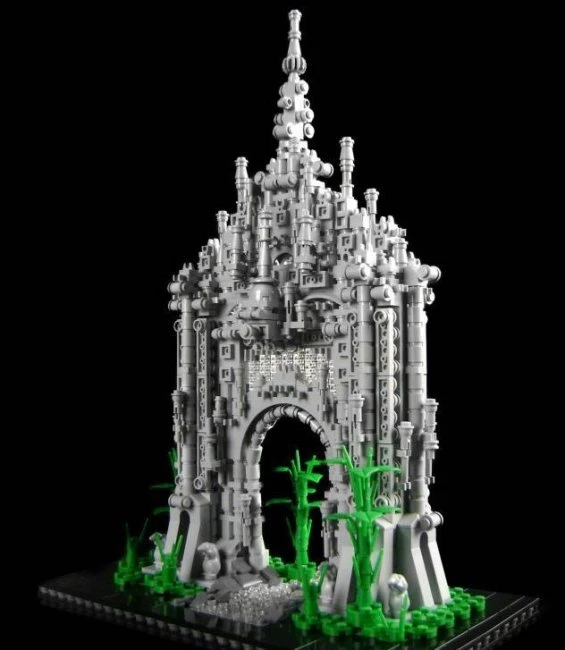Дизайнер потратил 600 часов на строительство города из 200.000 элементов Lego