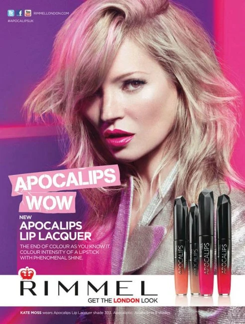 Кейт Мосс в рекламе Rimmel London