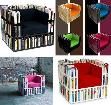 10 Самых креативных предметов мебели на книжную тематику