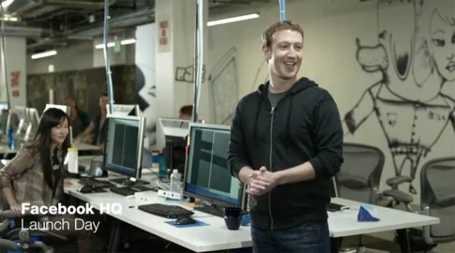 Марк Цукерберг в рекламе Facebook Home (видео)