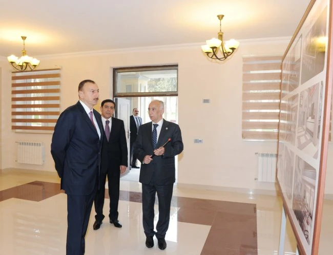 Президент Ильхам Алиев принял участие в открытии парка культуры и отдыха в поселке Баладжары