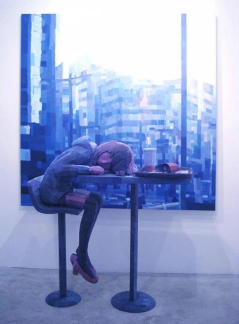 3D картины японского художника