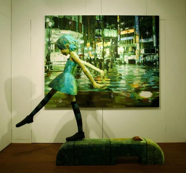 3D картины японского художника
