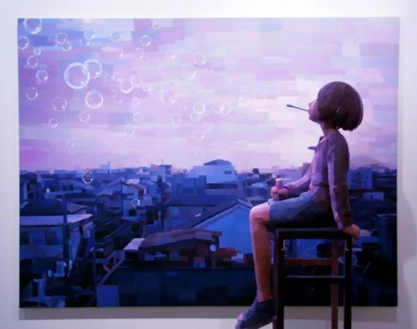 3D картины японского художника