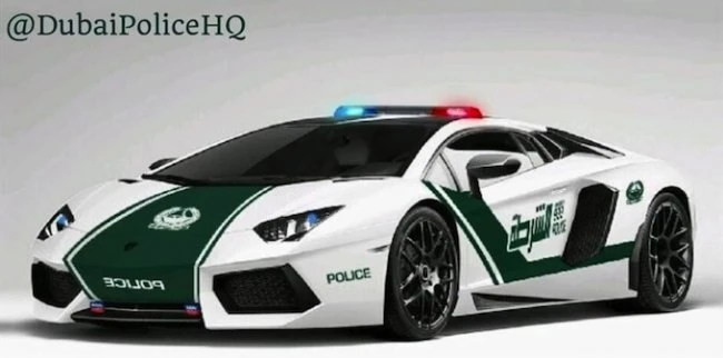 Дорожная полиция Дубая: Aston Martin, Lamborghini, Bentley, Ferrari