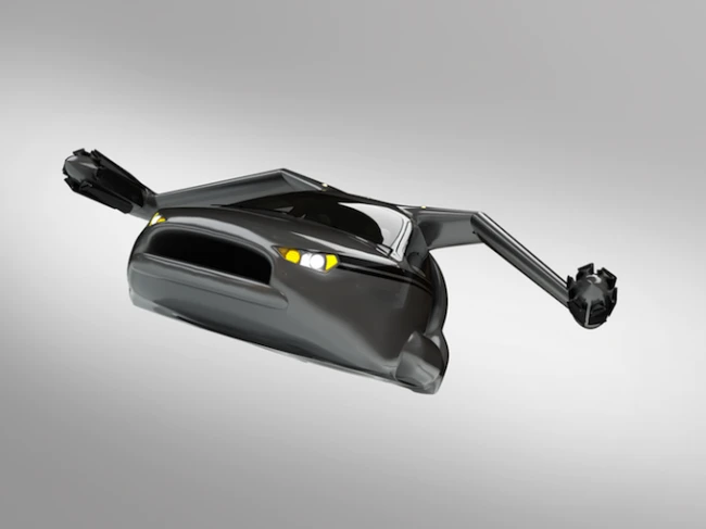 Летающий автомобиль Terrafugia TF-X с вертикальным взлетом (видео)