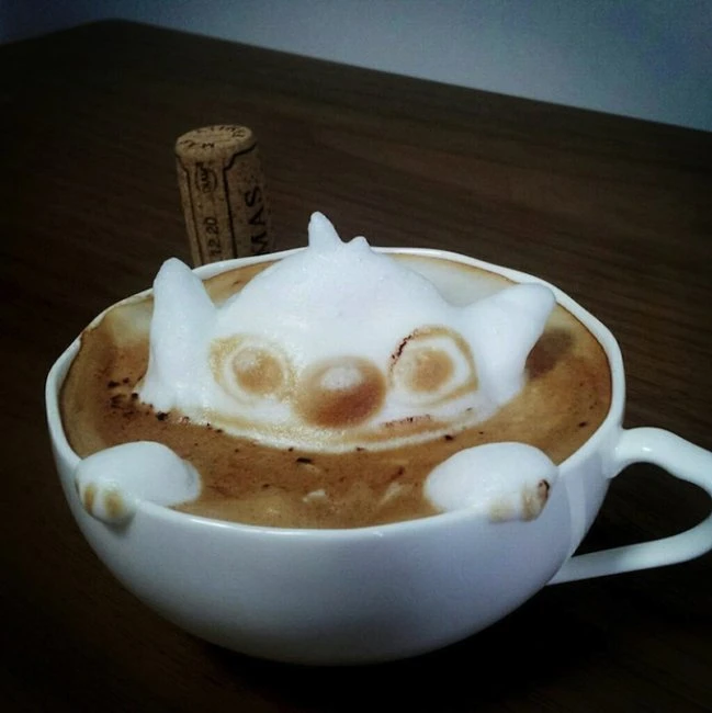 3D-рисунки на кофе