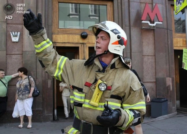 Пожар в Московском метро (видео)