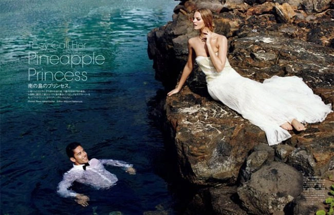 Свадьба на Гаваях в Vogue Japan
