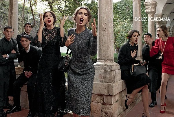 Бьянка Балти и Моника Белуччи для Dolce&Gabbana