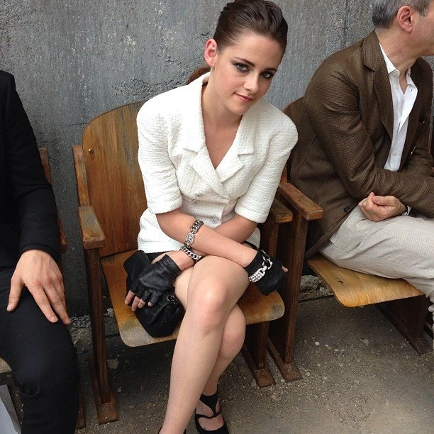 Кристен Стюарт на Chanel 2013 fashion show в Париже