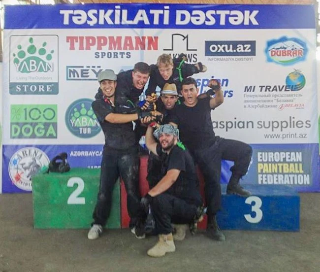 В Баку завершился чемпионат по тактическому пейнтболу