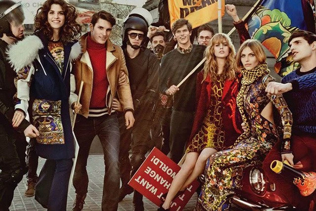 Протест в новой рекламе Cavalli