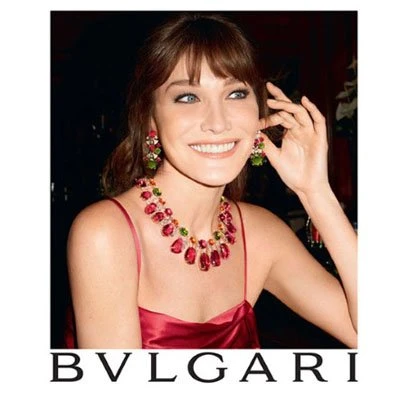 Карла Бруни в рекламе Bulgari