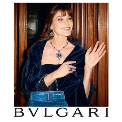 Карла Бруни в рекламе Bulgari