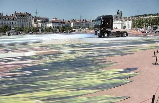 Во Франции найден самый большой в мире уличный 3D-рисунок