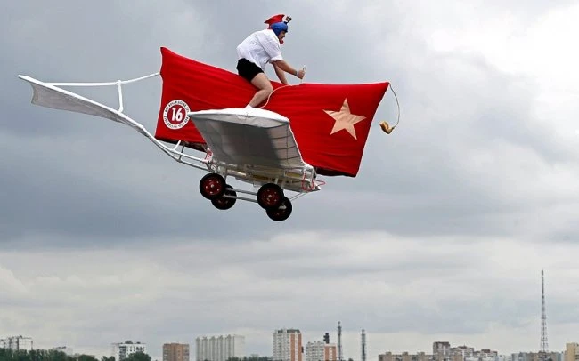 Red Bull Flugtag в Москве