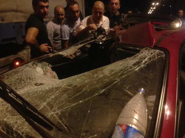 В Баку произошло тяжелое ДТП