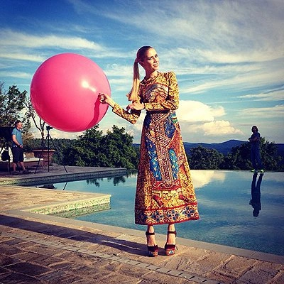 Елена Перминова для Harper's Bazaar